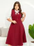 Vestido Valentina - Vinho - Modas Elas - Vestindo Princesas