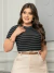 Basiquinhas preto listrado - comprar online