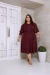 VESTIDO PLUS SIZE ALICE- VINHO - comprar online