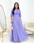 Vestido esmeralda-lilas - comprar online