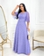 Vestido esmeralda-lilas - Modas Elas - Vestindo Princesas