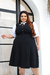 Vestido plus size Valentina - Preto - loja online