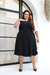 Vestido plus size Valentina - Preto - Modas Elas - Vestindo Princesas