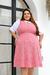 Vestido plus size Valentina -Rose