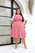 Vestido plus size Valentina -Rose - Modas Elas - Vestindo Princesas