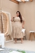 Vestido Plus size Eduarda -bege - loja online