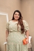 Vestido Plus size Eduarda -verde - Modas Elas - Vestindo Princesas