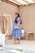 Imagem do Vestido Plus size Eduarda -azul bicolor