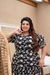Vestido Plus size Eduarda -preto - comprar online