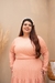 VESTIDO PLUS SIZE NOEMI -CORAL - loja online
