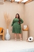 VESTIDO PLUS SIZE NOEMI -VERDE MILITAR - comprar online
