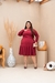 VESTIDO PLUS SIZE NOEMI -VINHO - comprar online