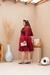 Imagem do VESTIDO PLUS SIZE NOEMI -VINHO