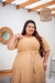 Vestido plus size Aurora Bege - loja online