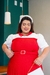 Imagem do Vestido plus size Maitê -Vermelho