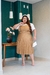 Vestido plus size Maitê - caramelo na internet