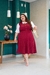 Vestido plus size Valentina -Vinho na internet