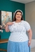 Basiquinhas plus size off listrado - Modas Elas - Vestindo Princesas