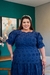 Imagem do Vestido Plus size Eduarda azul marinho