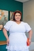 Imagem do Vestido Plus size Violeta branco