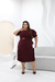 Vestido plus size ketlen- Vinho na internet