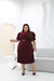 Vestido plus size ketlen- Vinho - Modas Elas - Vestindo Princesas