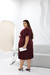 Imagem do Vestido plus size ketlen- Vinho