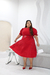 Vestido plus size ketlen-vermelho - Modas Elas - Vestindo Princesas