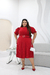 Vestido plus size ketlen-vermelho - comprar online