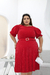 Vestido plus size ketlen-vermelho