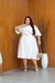 Imagem do VESTIDO PLUS SIZE RAISSA RISACA DE GIZ -BRANCO