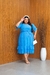 Vestido plus size katia Azul - comprar online