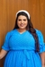 Vestido plus size katia Azul na internet