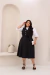 VESTIDO PLUS SIZE VALENTINA PRETO na internet
