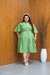 VESTIDO PLUS SIZE RAISSA RISACA DE GIZ -VERDE na internet