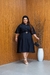 VESTIDO PLUS SIZE RAISSA -PRETO LISO - comprar online