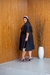 Imagem do VESTIDO PLUS SIZE RAISSA RISCA DE GIZ -PRETO