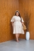 VESTIDO PLUS SIZE RAISSA RISACA DE GIZ -BEGE na internet