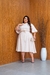 VESTIDO PLUS SIZE RAISSA -BEGE LISO - Modas Elas - Vestindo Princesas