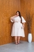 VESTIDO PLUS SIZE RAISSA -BEGE LISO na internet