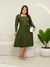 VESTIDO ISABELA-VERDE MILITAR - comprar online