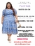 Vestido Plus size Eduarda -azul bicolor na internet