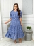 Vestido Eduarda -Azul petróleo