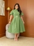 VESTIDO RAISSA RISACA DE GIZ -VERDE na internet