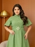 Imagem do VESTIDO RAISSA RISACA DE GIZ -VERDE