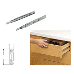 CORREDERA DE EXTENSION COMPLETA CON BALERO 600MM 494.02.917 HAFELE - comprar en línea