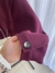 CHAQUETA DE PAÑO! BORDO - Ohlalaokk