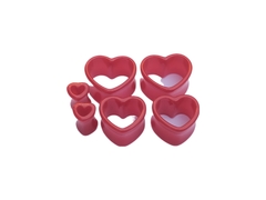 Expansor Tunel Acrilico Corazon Liso !!!! c/u - Miexpansor