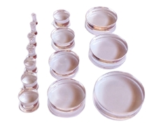 Expansor Tapón Acrílico Transparente !!! c/u