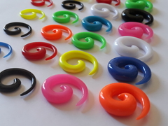 Expansor Espiral Acrilico !!! c/u